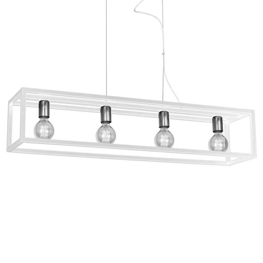 Lestenec na vrvici CAGE 4xE27/60W/230V