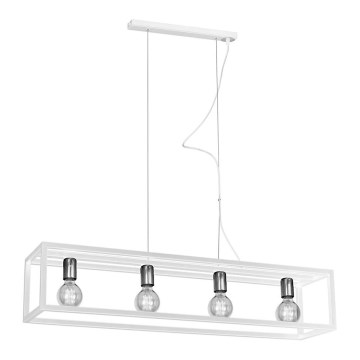 Lestenec na vrvici CAGE 4xE27/60W/230V