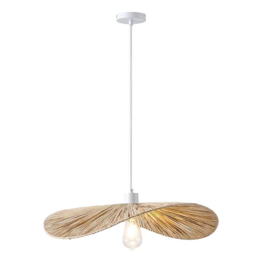 Lestenec na vrvici CALYPSO 1xE27/15W/230V pr. 55 cm bambus