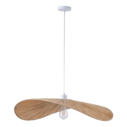 Lestenec na vrvici CALYPSO 1xE27/40W/230V pr. 70 cm bambus