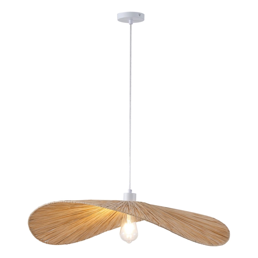 Lestenec na vrvici CALYPSO 1xE27/40W/230V pr. 70 cm bambus