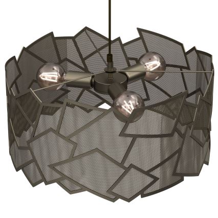Lestenec na vrvici CAMO 3xE27/15W/230V zlata