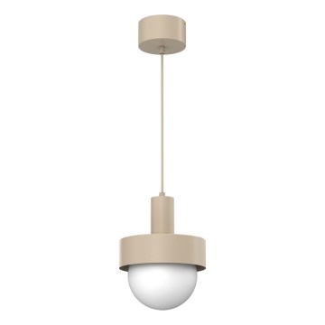Lestenec na vrvici CANAN 1xE27/15W/230V premer 20 cm bež