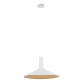 Lestenec na vrvici CAPRI 1xE27/15W/230V pr. 50 cm bela/zlata