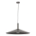 Lestenec na vrvici CAPRI 1xE27/15W/230V pr. 70 cm antracit/siva