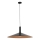 Lestenec na vrvici CAPRI 1xE27/15W/230V pr. 70 cm črna/baker