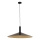 Lestenec na vrvici CAPRI 1xE27/15W/230V pr. 70 cm črna/zlata
