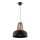 Lestenec na vrvici CASCO 1xE27/60W/230V pr. 30 cm Breza