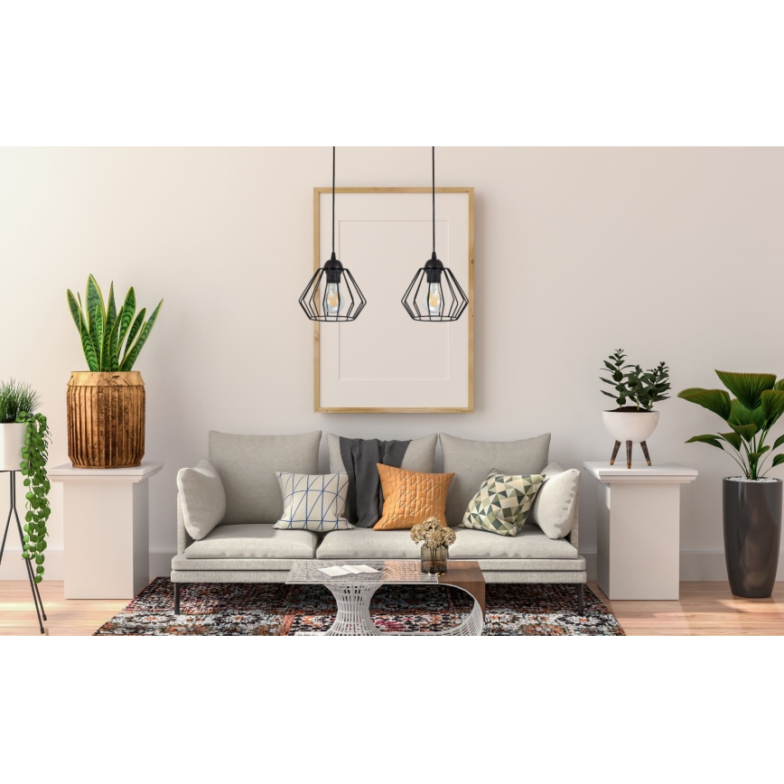 Lestenec na vrvici CEED 2xE27/60W/230V