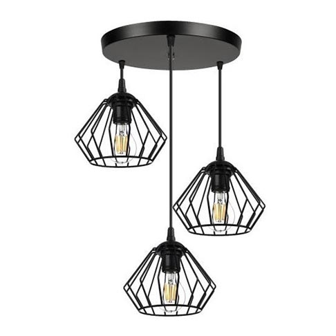 Lestenec na vrvici CEED 3xE27/60W/230V