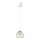 Lestenec na vrvici CEED GOLD 1xE27/60W/230V pr. 17,5 cm bela/zlata