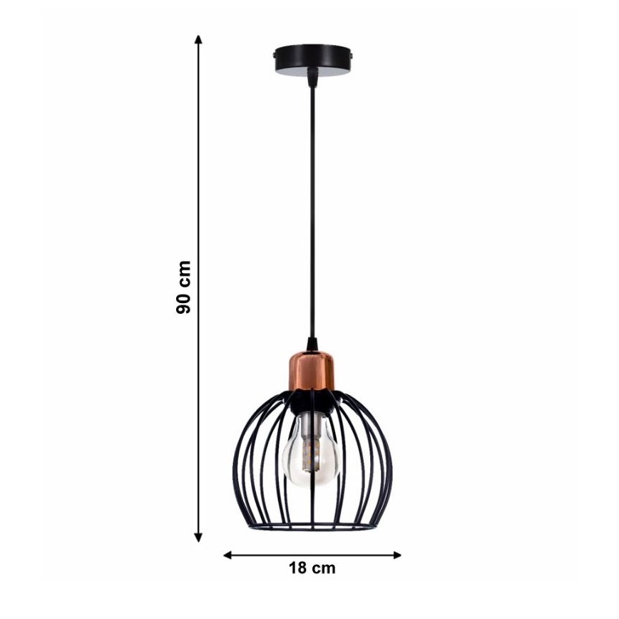 Lestenec na vrvici CELTA 1xE27/40W/230V