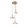 Lestenec na vrvici CHITA 3xG9/5W/230V zlate barve