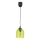 Lestenec na vrvici CHRIS 1xE27/60W/230V pr. 11 cm zelena