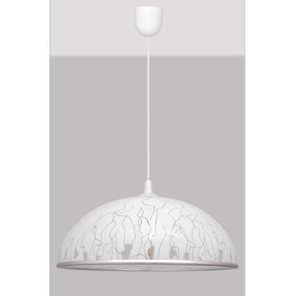 Lestenec na vrvici CIRCLE 1xE27/15W/230V bel