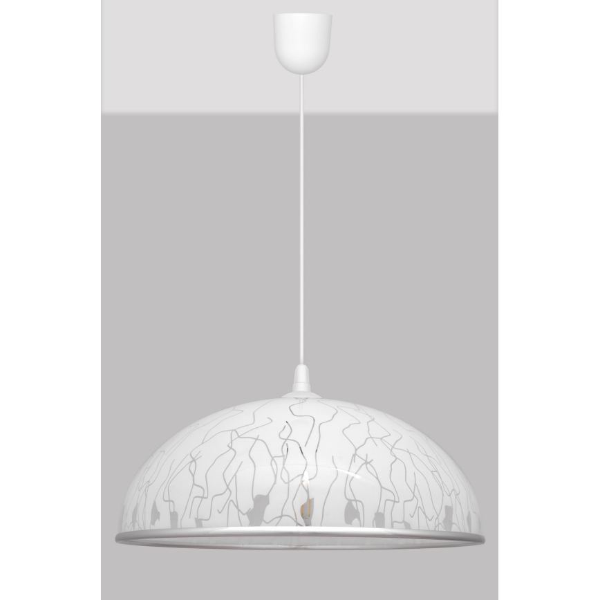Lestenec na vrvici CIRCLE 1xE27/15W/230V bel