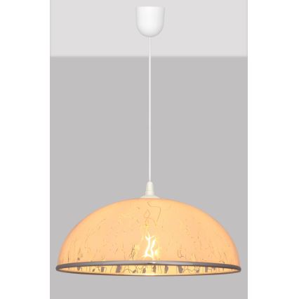 Lestenec na vrvici CIRCLE 1xE27/15W/230V bel