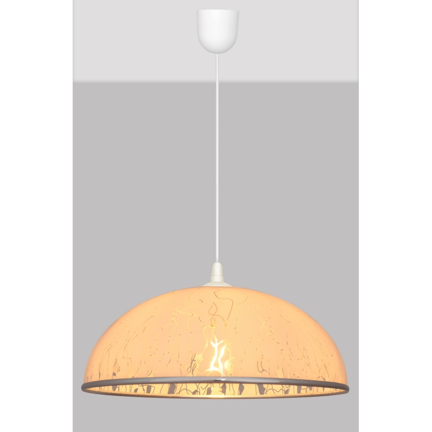 Lestenec na vrvici CIRCLE 1xE27/15W/230V bel