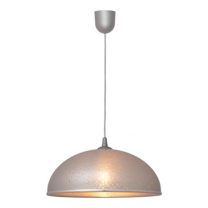 Lestenec na vrvici CIRCLE 1xE27/15W/230V siv