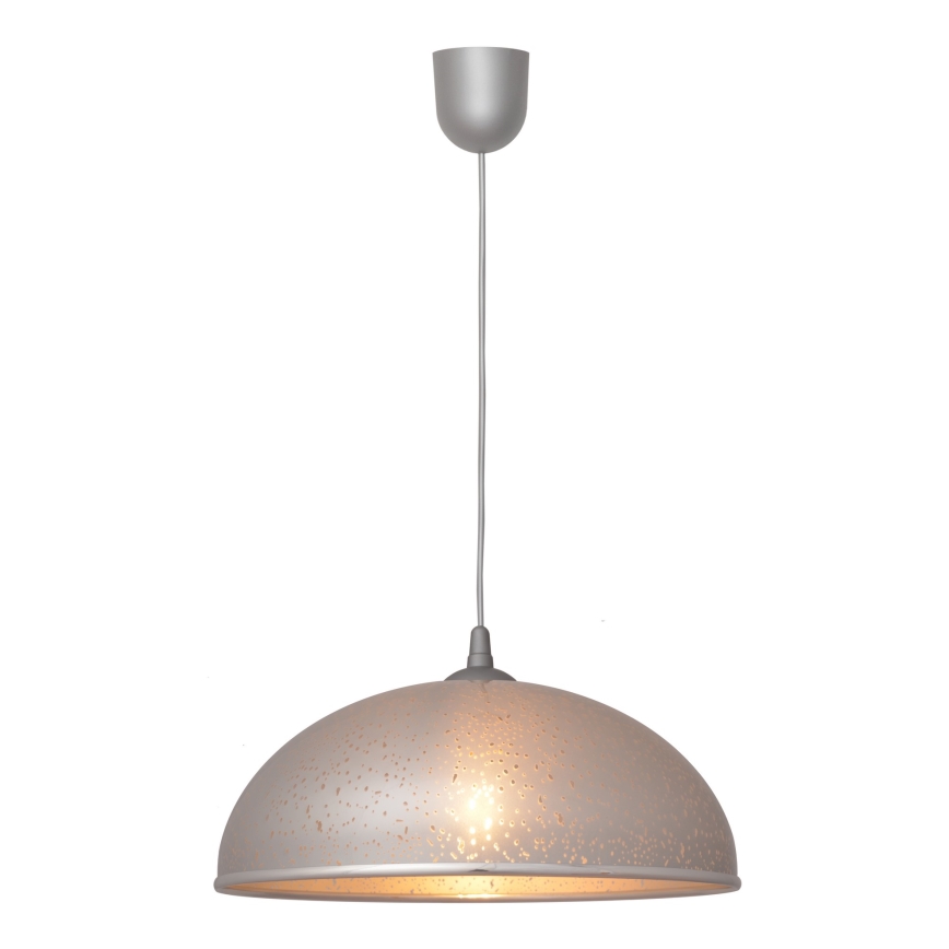 Lestenec na vrvici CIRCLE 1xE27/15W/230V siv