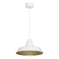 Lestenec na vrvici CLASS 1xE27/15W/230V bela