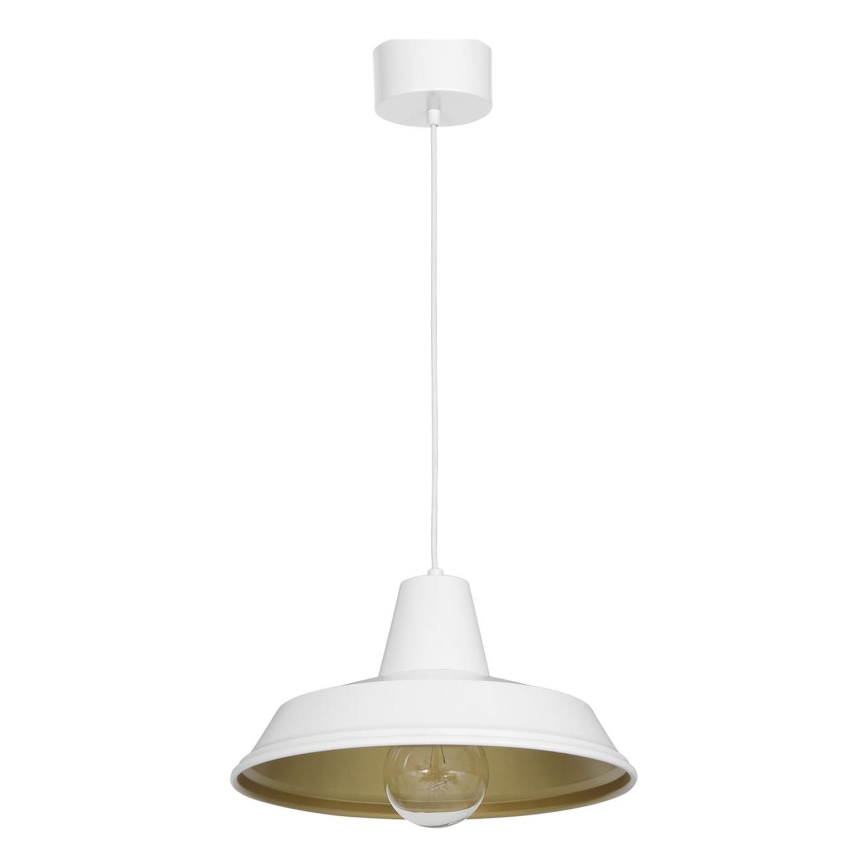 Lestenec na vrvici CLASS 1xE27/15W/230V bela