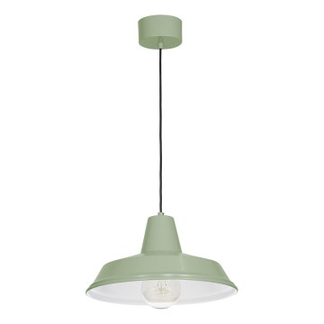Lestenec na vrvici CLASS 1xE27/15W/230V zelena