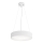 Lestenec na vrvici CLEO 3xE27/24W/230V pr. 40 cm bela