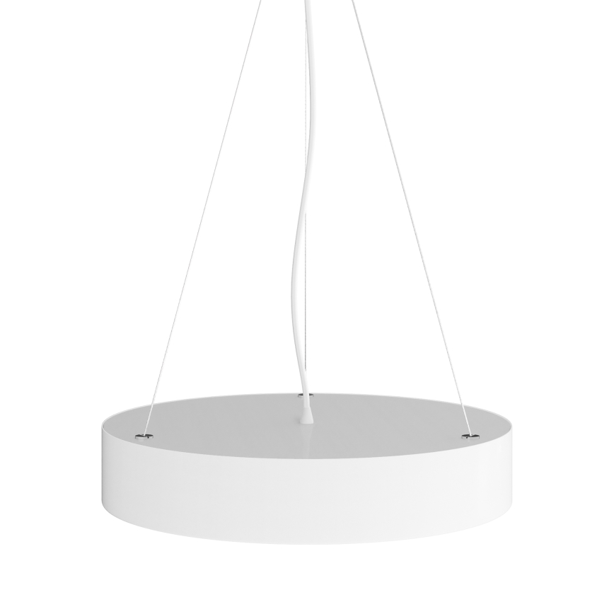 Lestenec na vrvici CLEO 3xE27/24W/230V pr. 40 cm bela
