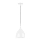 Lestenec na vrvici COMO 1xE27/60W/230V pr. 17 cm bela