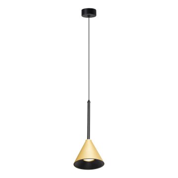 Lestenec na vrvici CONE 1xGU10/10W/230V zlata/črna