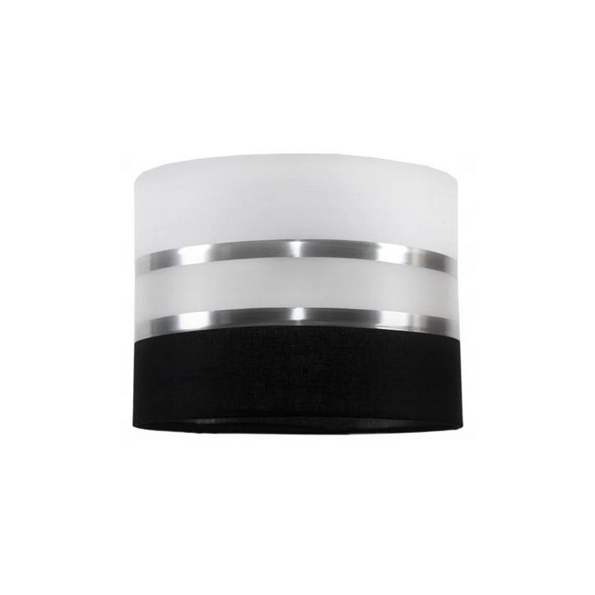 Lestenec na vrvici CORAL 2xE27/60W/230V črno-bela