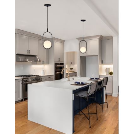 Lestenec na vrvici CORDEL 1xG9/28W/230V črna