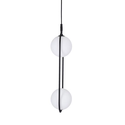 Lestenec na vrvici CORDEL 2xG9/28W/230V črna
