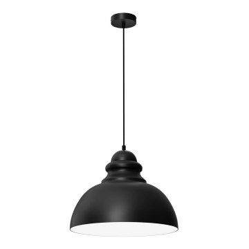 Lestenec na vrvici CORIN 1xE27/60W/230V črna
