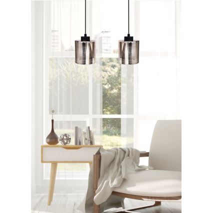 Lestenec na vrvici COX 2xE27/60W/230V