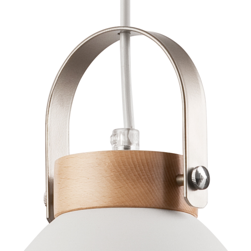 Lestenec na vrvici DANIELLE 1xE27/60W/230V bukev