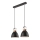 Lestenec na vrvici DANIELLE 2xE27/60W/230V bukev