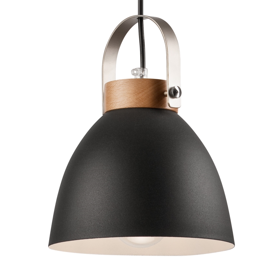 Lestenec na vrvici DANIELLE 2xE27/60W/230V bukev