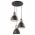 Lestenec na vrvici DANIELLE 3xE27/60W/230V bukev