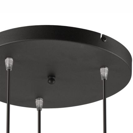 Lestenec na vrvici DANIELLE 3xE27/60W/230V bukev