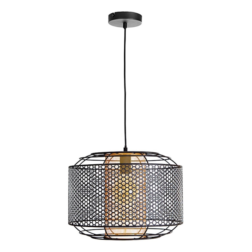Lestenec na vrvici DENTON 1xE27/40W/230V črna