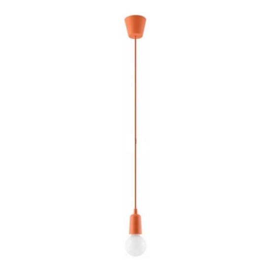 Lestenec na vrvici DIEGO 1xE27/60W/230V oranžen