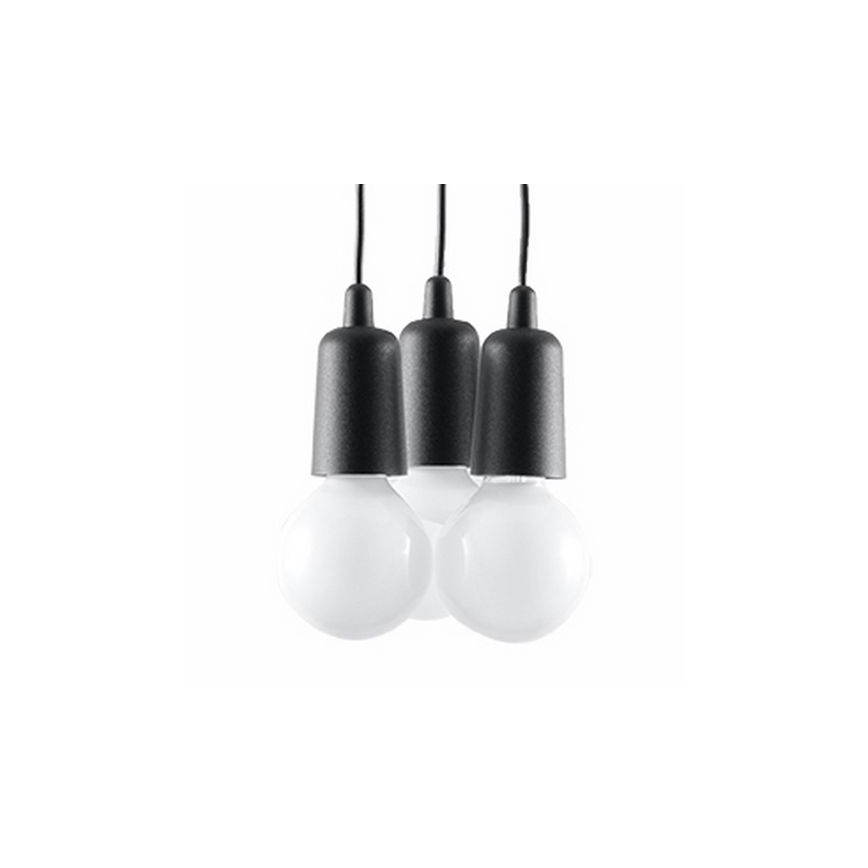 Lestenec na vrvici DIEGO 3xE27/60W/230V