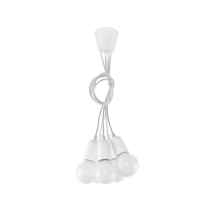 Lestenec na vrvici DIEGO 5xE27/60W/230V
