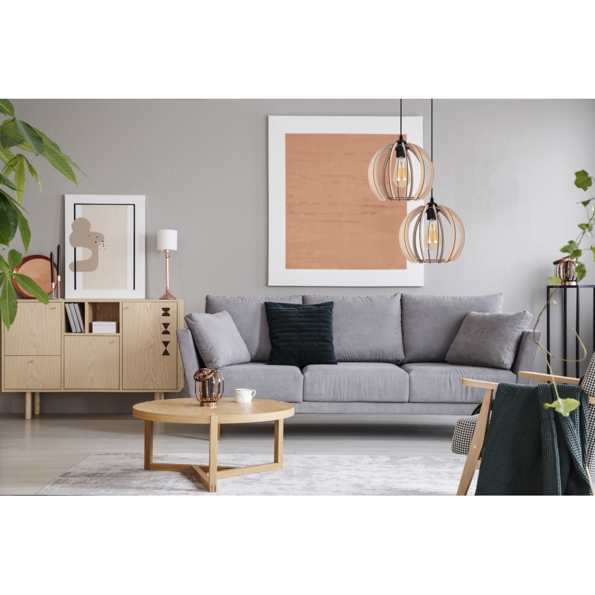Lestenec na vrvici DORO 2xE27/60W/230V