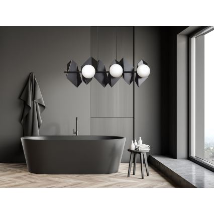 Lestenec na vrvici DRIFTON 6xE14/10W/230V črna