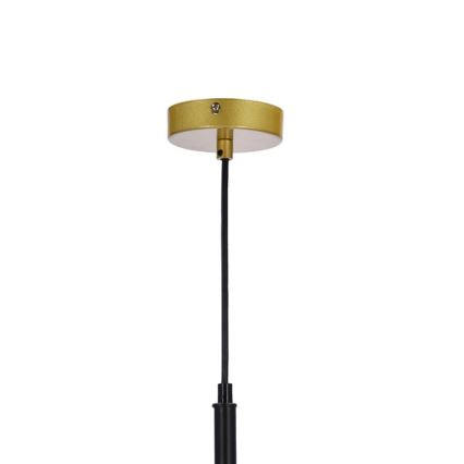 Lestenec na vrvici DUO 3xE14/40W/230V zlato/črna