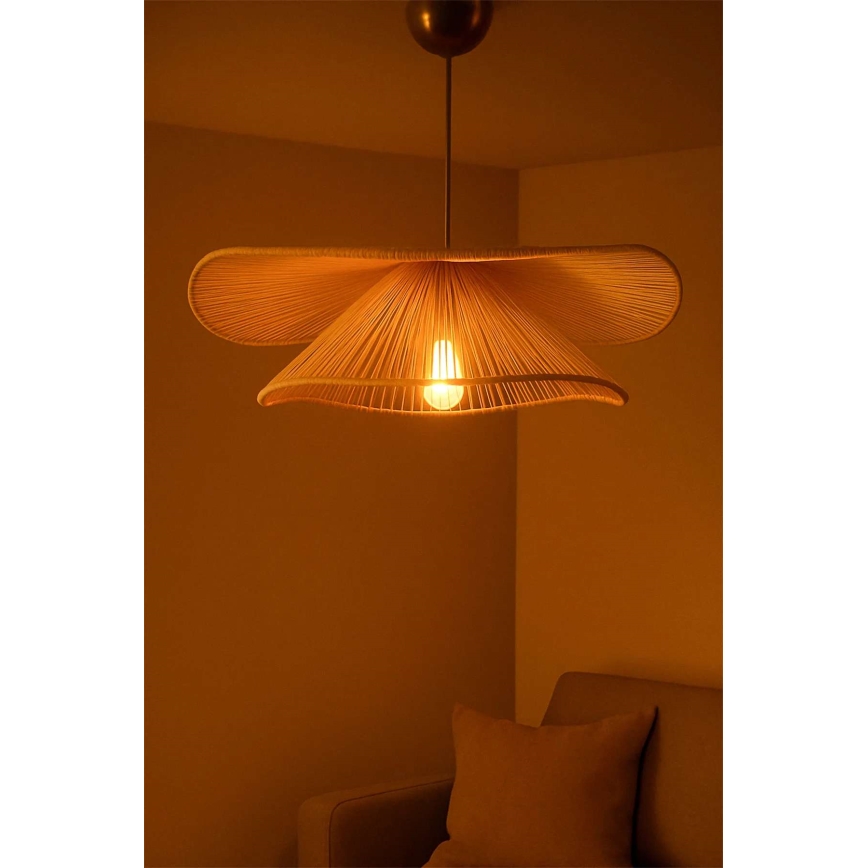 Lestenec na vrvici DUVELA 1xE27/40W/230V bež