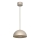 Lestenec na vrvici ELGUND 1xE27/15W/230V pr. 28,5 cm bež